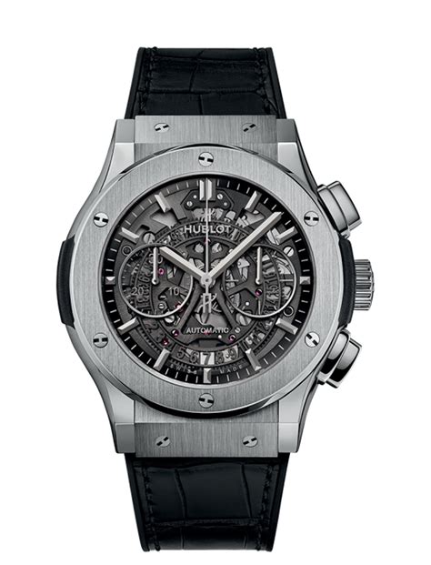 hublot classic aerofusion titanium|pre owned hublot classic fusion.